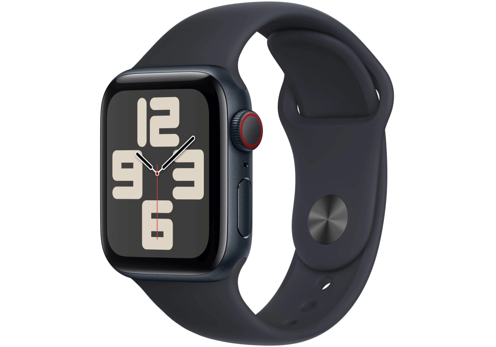 Apple Watch SE 2023 40 mm LTE Sport Band minuit M/L