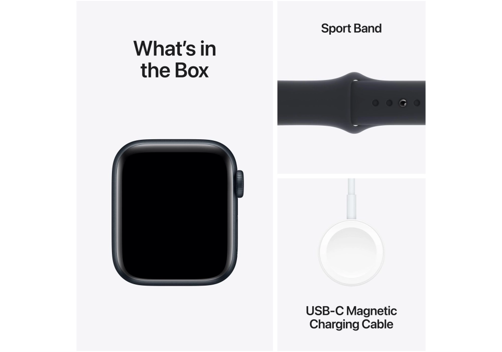 Apple Watch SE 2023 44 mm LTE Alu Sport Minuit M/L