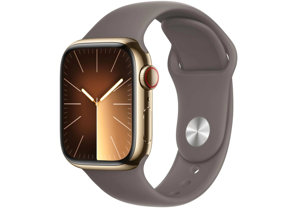 Apple Watch Series 9 41 mm LTE Or Sport Argile M/L