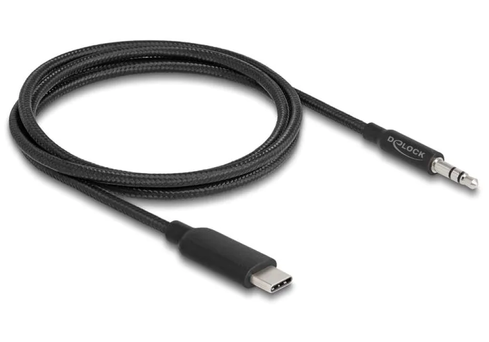 Delock Câble audio USB-C - Jack 3.5 mm - 1.0 m