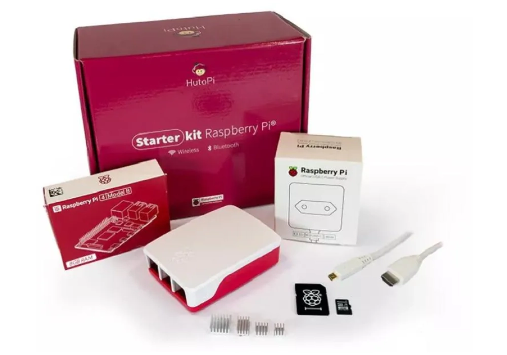 Raspberry Kit de démarrage Pi 4 8 GO