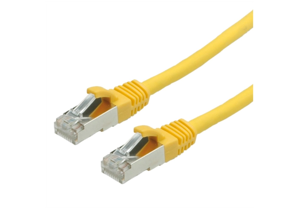 Value Network Cable Cat.6 (Classe E) S/FTP LSOH, jaune, 0,5 m