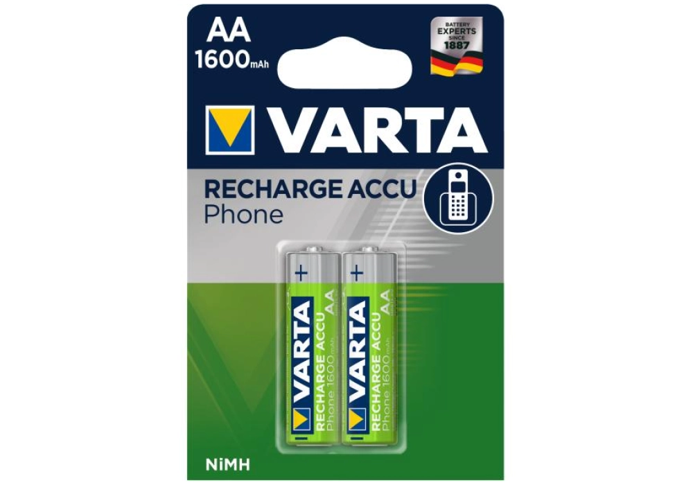 Varta Recharge Accu Phone 2x AA 1600 mAh