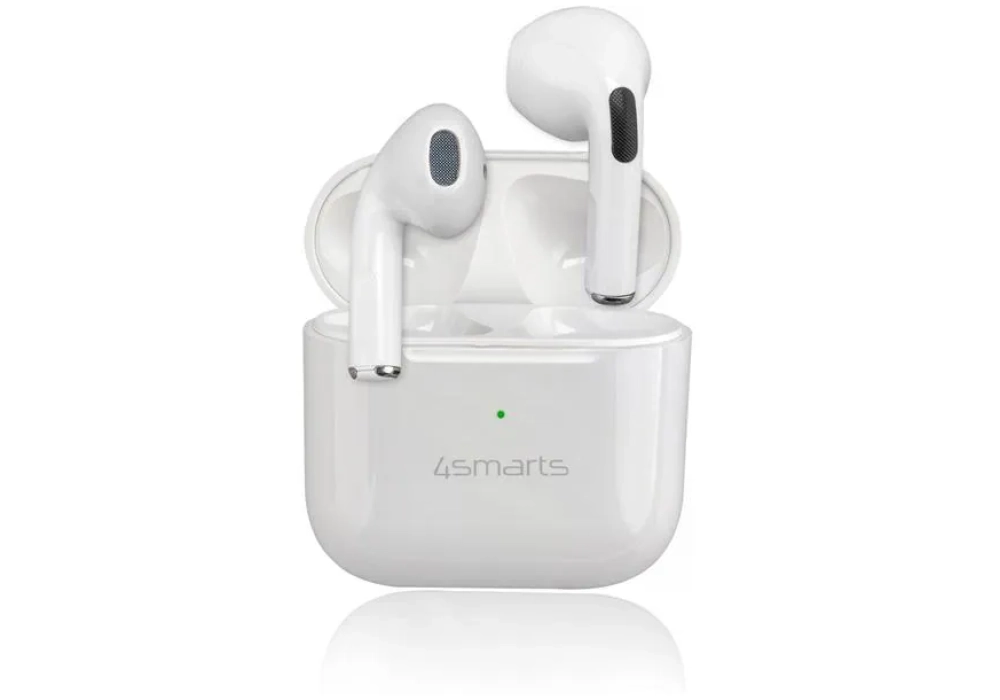 4smarts Écouteurs intra-auriculaires Wireless SkyBuds Pro ENC Blanc
