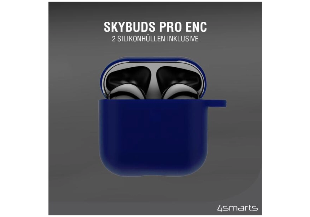 4smarts Écouteurs intra-auriculaires Wireless SkyBuds Pro ENC Noir