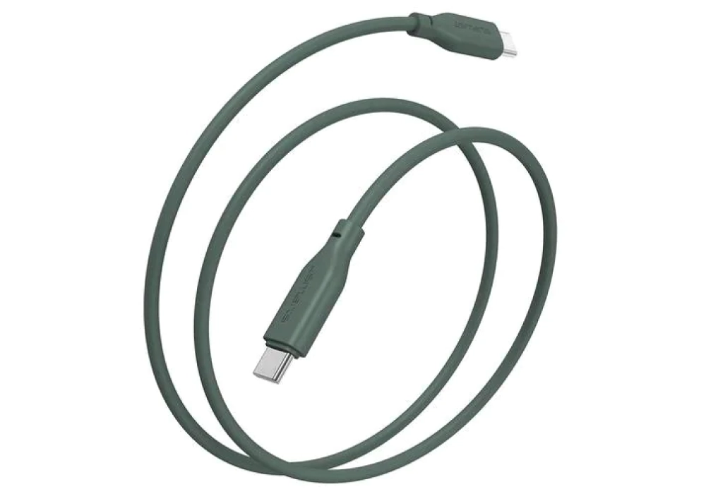 4smarts Câble USB 2.0 Silicone High Flex USB C - USB C 1.5 m Petrol