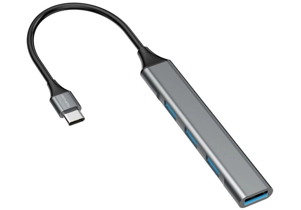 4smarts Hub compact 4 en 1 USB-C