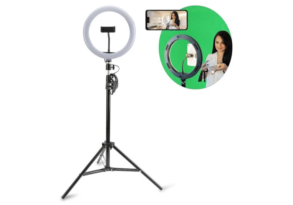 4smarts Lampe vidéo LoomiPod XL avec écran vert