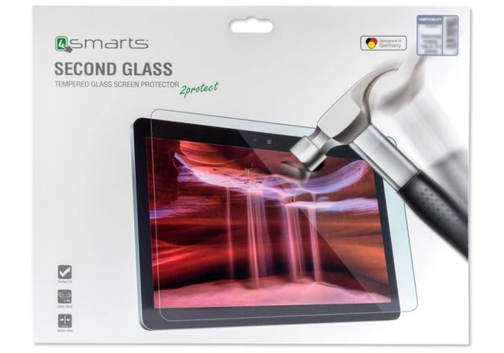 4smarts Protecteur d'écran Second Glass 2.5D Galaxy Tab S6 Lite