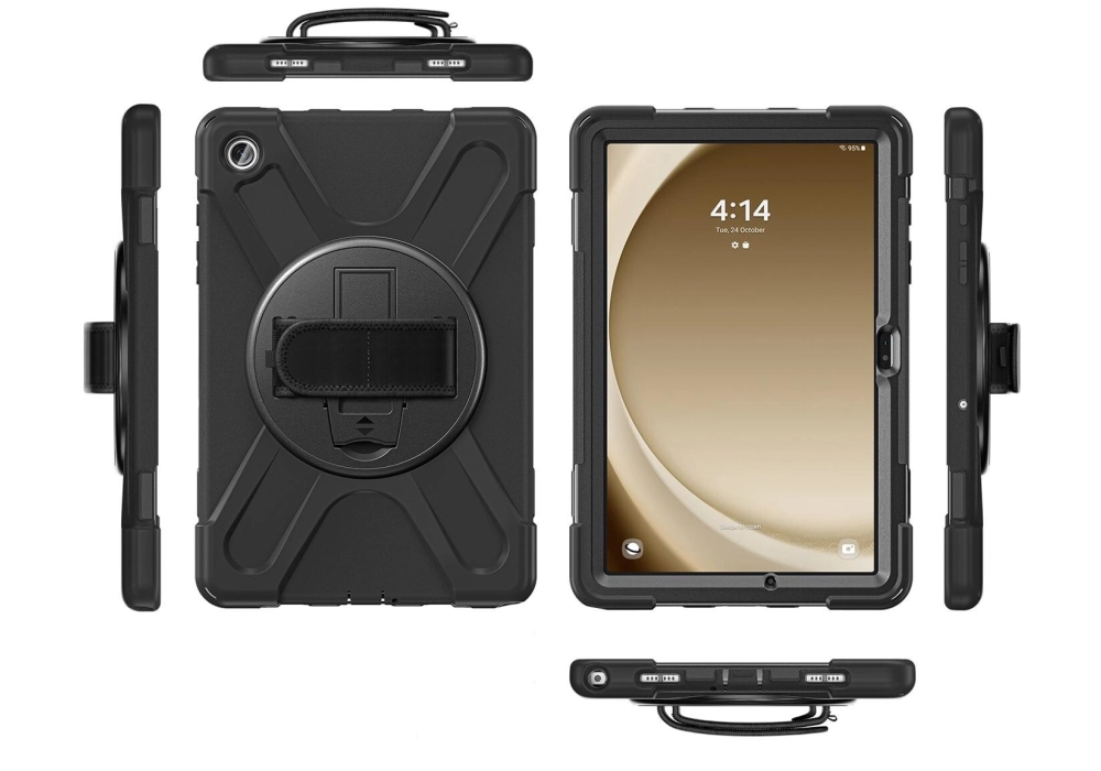 4smarts Tablet Back Cover Rugged GRIP Galaxy Tab A9+