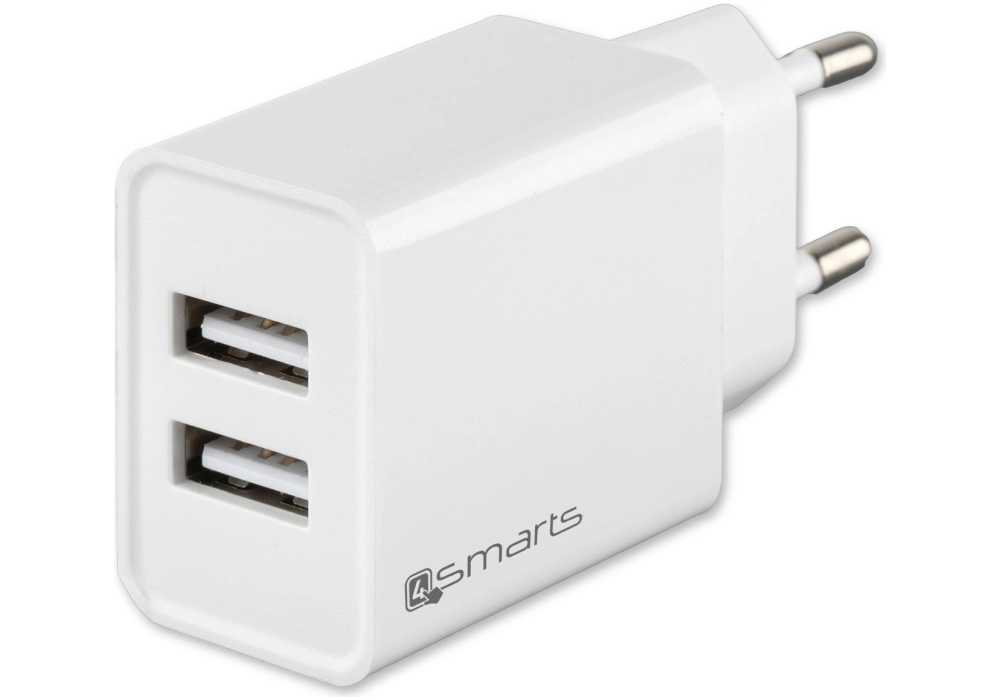 4smarts USB-C Power Adapter VoltPlug Dual 12W