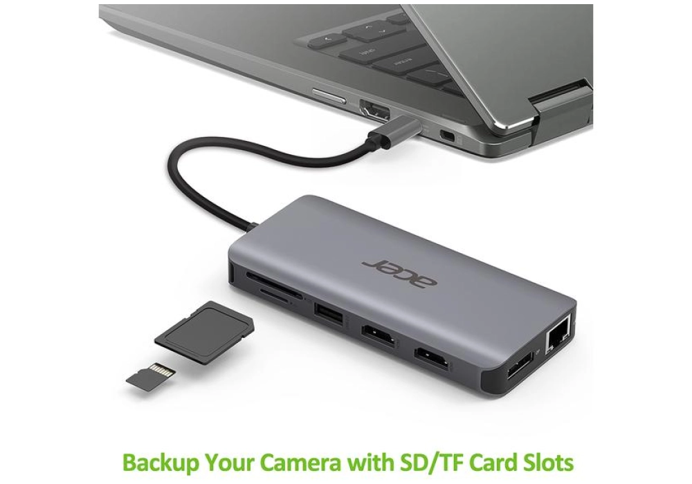 Acer Station d'accueil USB Type-C 12-in-1 Mini