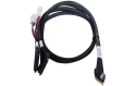 Adaptec Câble SFF-8654 - 2xSFF-8639 x4 U.2, 0.8M / U.2 SAS/SATA/NVME HDDs&SSDs