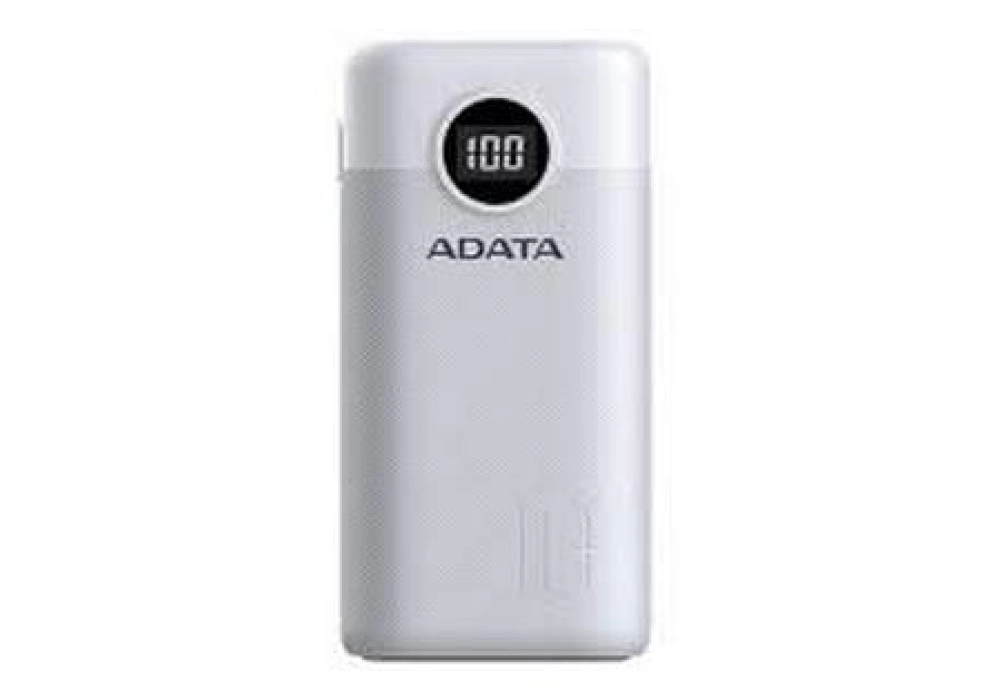 ADATA Power Pack P10000QCD - 10000 mAh (Blanc)