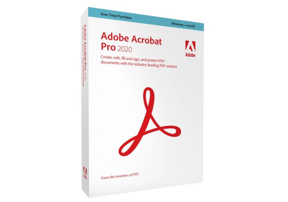 Adobe Acrobat Pro 2020 PC/Mac Box - Français