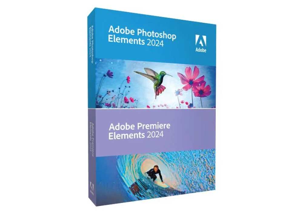 Adobe Photoshop & Premiere Elements 24 Box, Version complète, DE