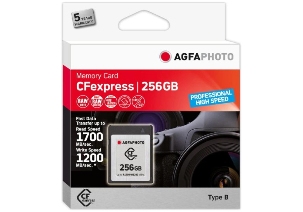 AgfaPhoto CFexpress Professional Type B - 256 GB