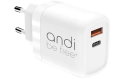 Andi be free Chargeur mural USB Turbo 30 W