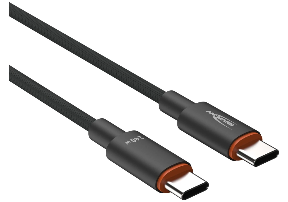 Ansmann Câble chargeur USB Câble type-C vers USB type-C, 60 cm