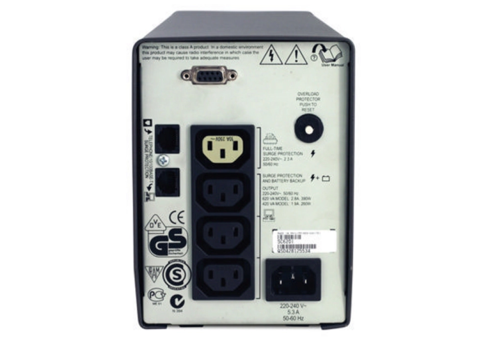 12V Powery Batterie Rechargeable de Remplacement pour Smart-UPS SC620 Lead-Acid Batterie au Plomb