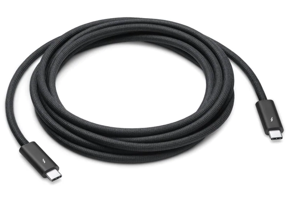 Apple Câble Thunderbolt 4 Pro - 3.0 m (Noir)