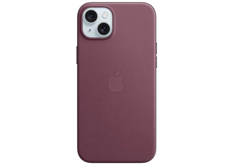 Apple Etui FineWoven avec MagSafe iPhone 15 Plus Mulberry
