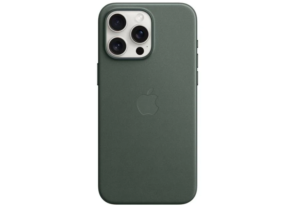 Apple Etui FineWoven avec MagSafe iPhone 15 Pro Max Evergreen 