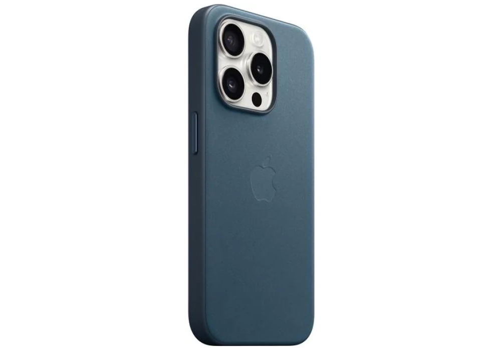 Apple Etui FineWoven avec MagSafe iPhone 15 Pro Pacific Blue