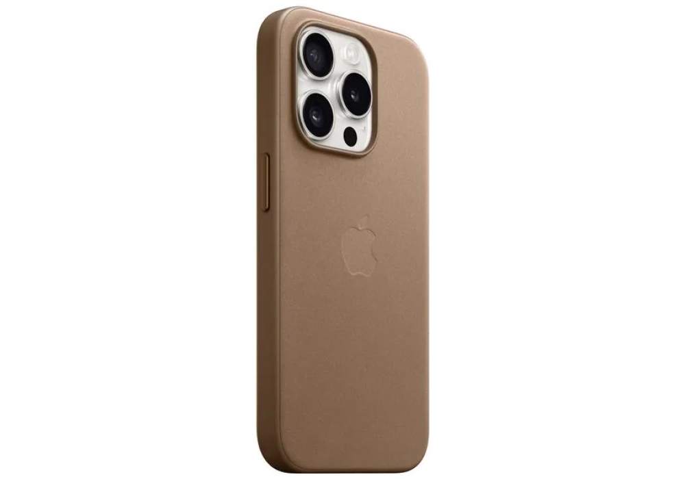Apple Etui FineWoven avec MagSafe iPhone 15 Pro Taupe