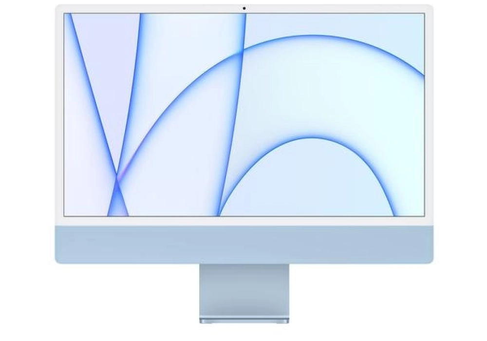 Apple iMac 24" (M1 - 2021) - 8C / 8C GPU / 8GB / 256GB - Bleu