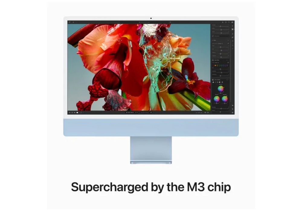 Apple iMac 24" M3 10C GPU / 256 Go / 8 Go Bleu