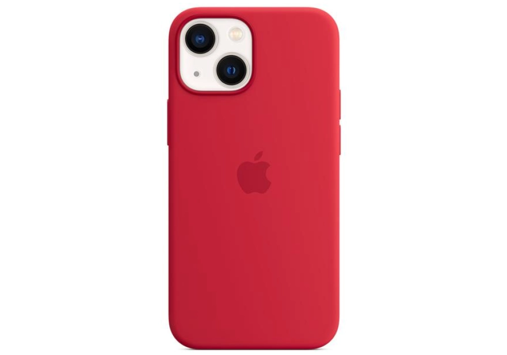 Apple iPhone 13 Mini Silicone Case avec MagSafe (Rouge)