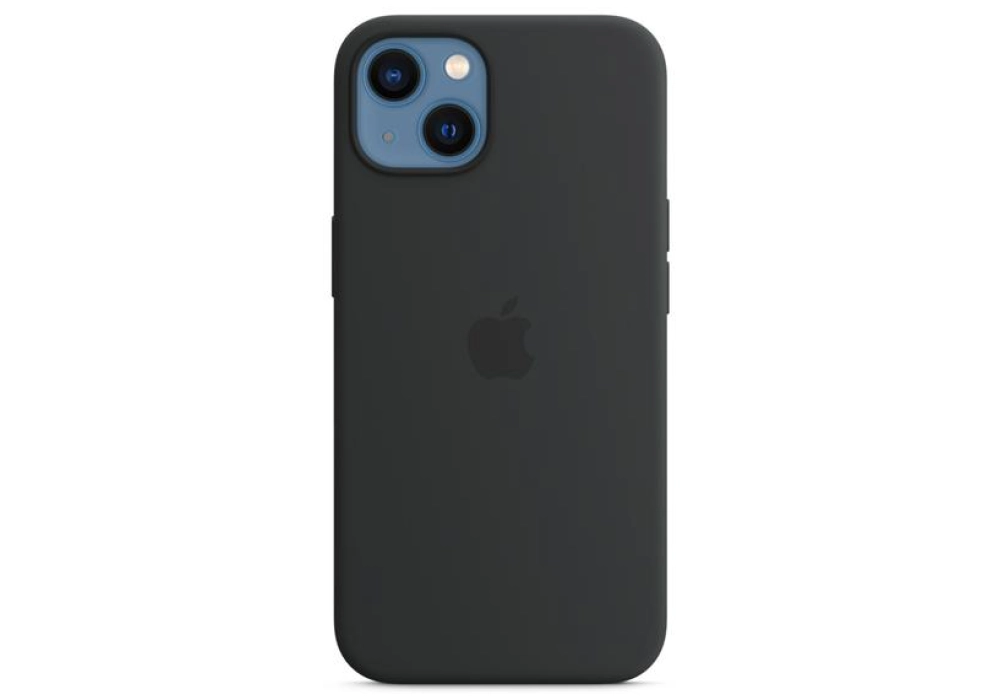 Apple iPhone 13 Silicone Case avec MagSafe (Noir minuit)