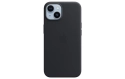 Apple Leather Case avec MagSafe iPhone 14 (Noir)