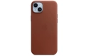 Apple Leather Case avec MagSafe iPhone 14 Plus (Brun)