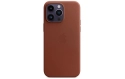 Apple Leather Case avec MagSafe iPhone 14 Pro Max (Brun)