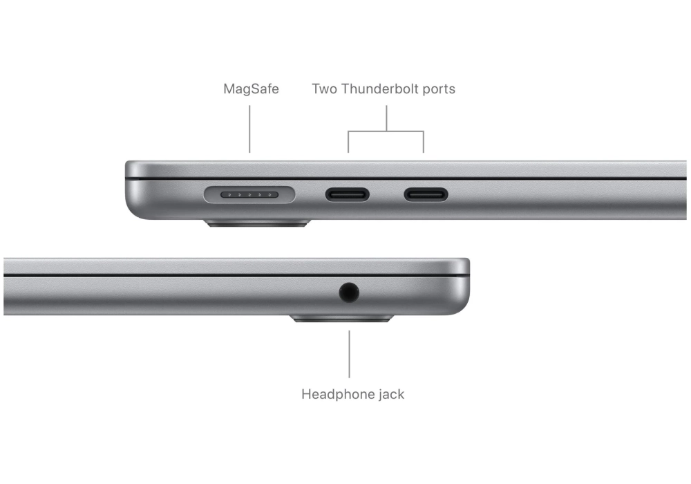 Apple MacBook Air 13" 2024 M3 10C GPU / 512 GB / 16 GB Gris sidéral