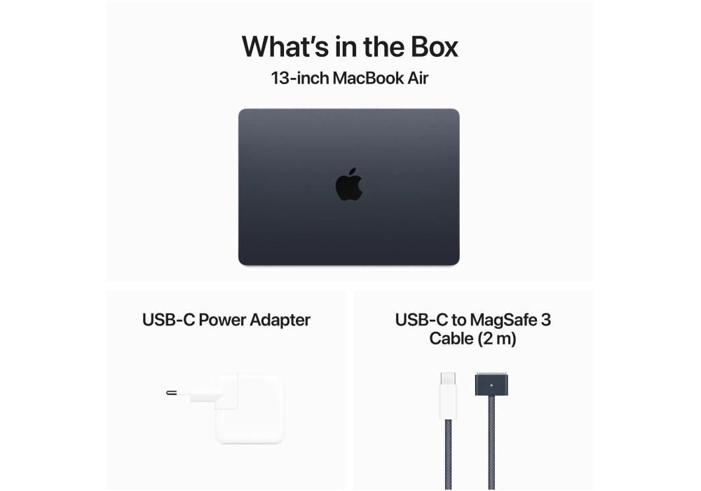 Apple MacBook Air 13" 2024 M3 10C GPU / 512 GB / 16 GB Minuit