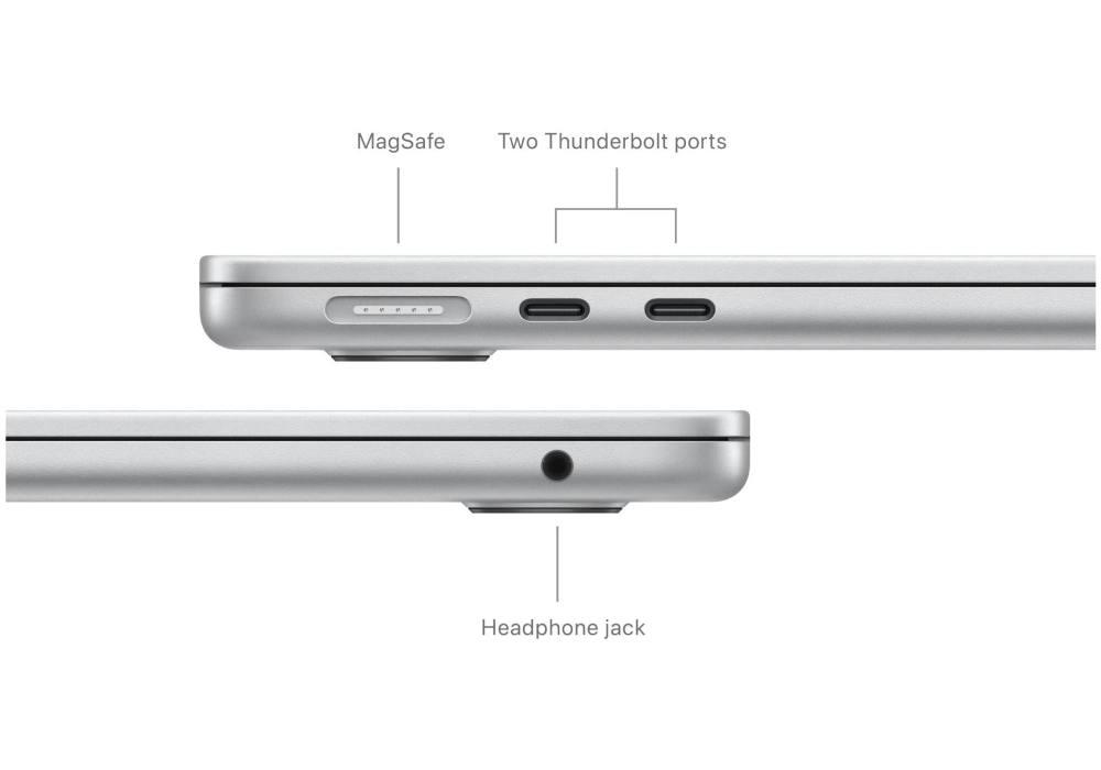 Apple MacBook Air 13" 2024 M3 8C GPU / 256 GB / 8 GB Argent