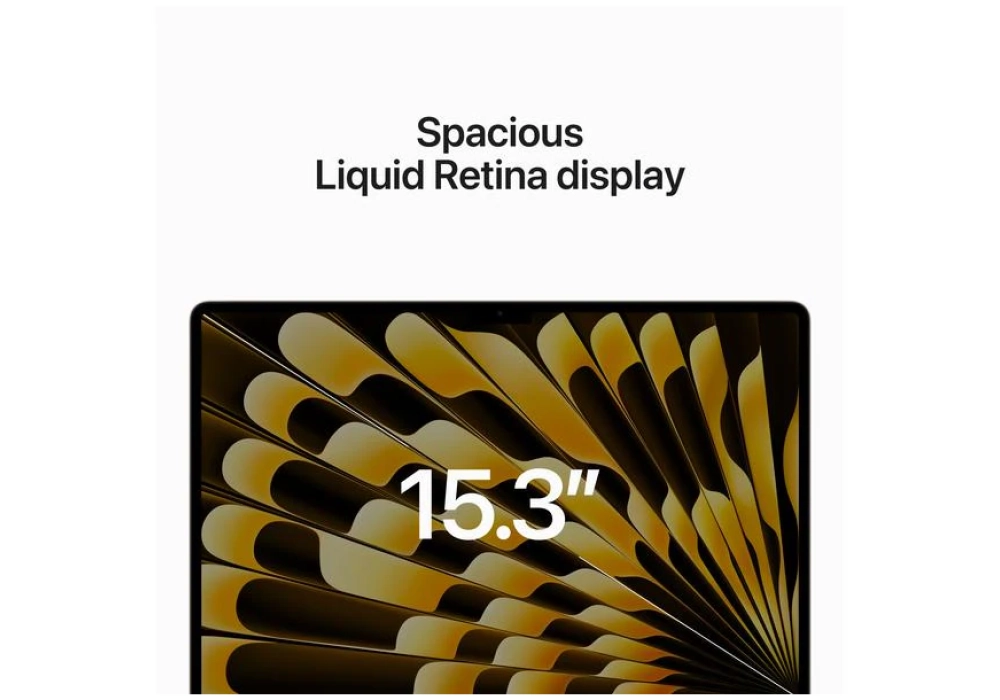 Apple MacBook Air 15" 2023 M2 10C GPU / 256 Go / 8 Go Lumière stellaire
