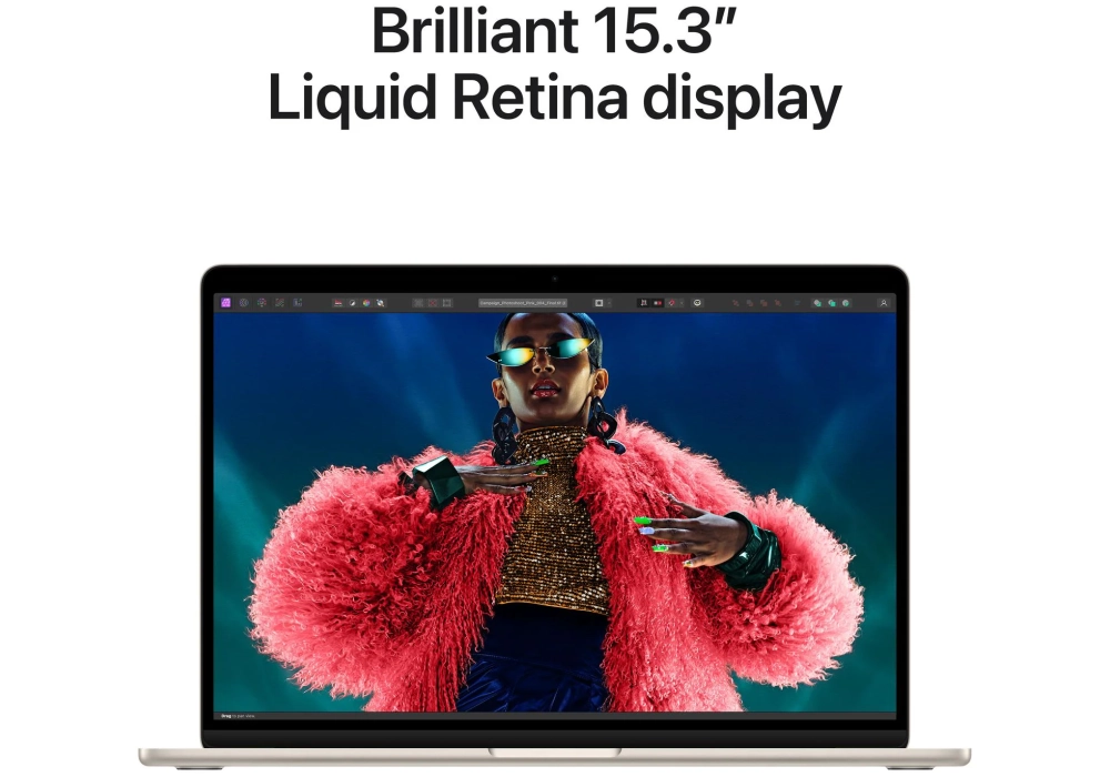 Apple MacBook Air 15" 2024 M3 10C GPU / 512 GB / 8 GB Lumière stellaire