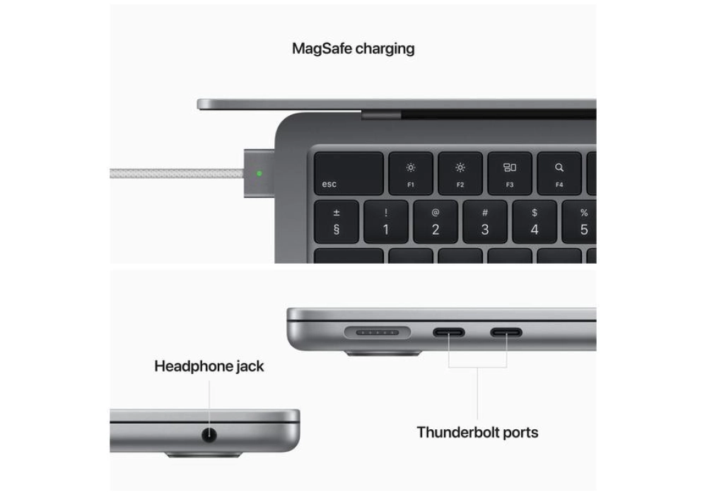 Apple MacBook Air 2022 M2 10C GPU / 512 Go / 8 Go Gris sidéral