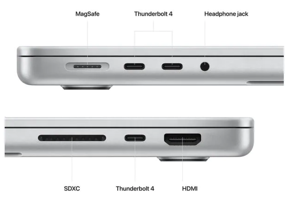 Apple MacBook Pro 14" (M2 Max - 2023) - 12C / 32GB / 1TB - Argent
