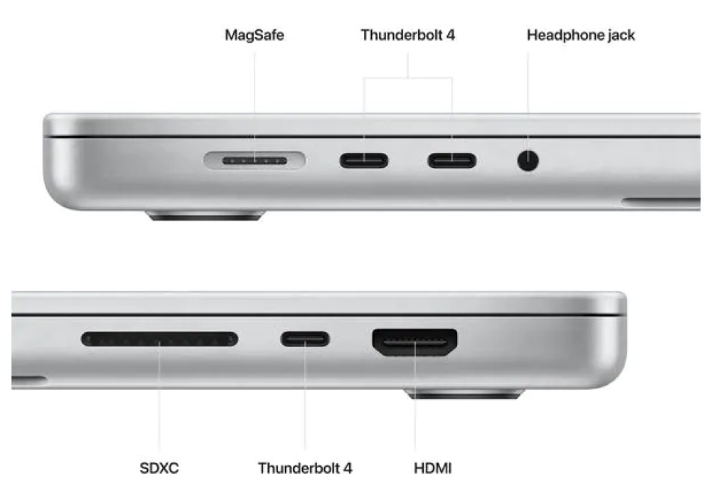 Apple MacBook Pro 16" (M2 Max - 2023) - 12C / 38C GPU / 32GB / 1TB - Argent