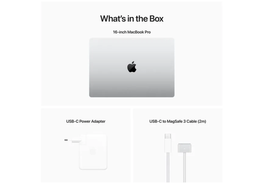 Apple MacBook Pro 16" (M2 Pro - 2023) - 12C / 19C GPU / 16GB / 1TB - Argent