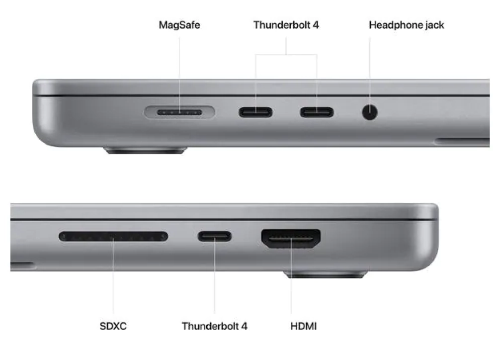 Apple MacBook Pro 16" (M2 Pro - 2023) - 12C / 19C GPU / 16GB / 1TB - Gris Sidéral