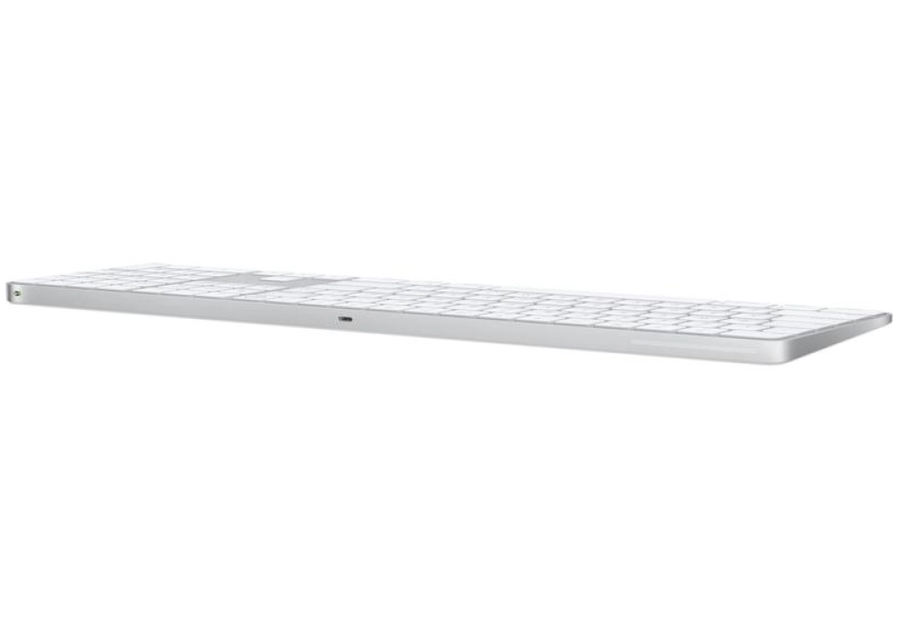 Apple Magic Keyboard avec Touch ID et Pavé Numérique (CH) - Blanc