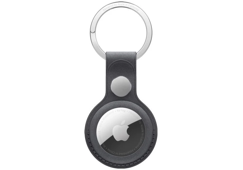 Apple Porte-clés AirTag en tissu fin Black
