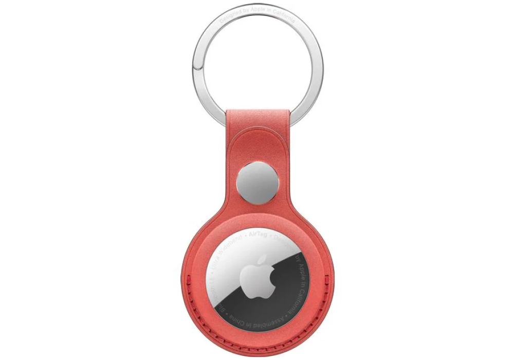 Apple Porte-clés AirTag en tissu fin Coral Pure