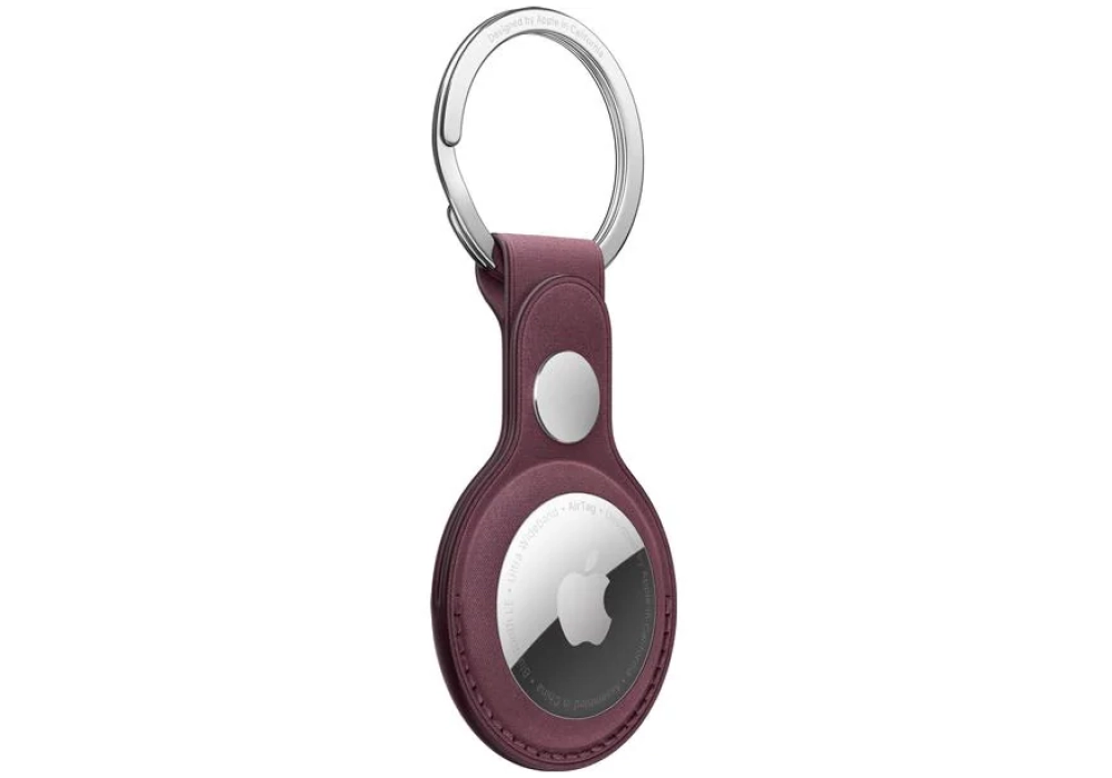 Apple Porte-clés AirTag en tissu fin Mulberry
